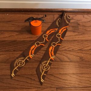 Hermès silk scarf